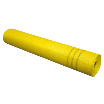 Сетка стеклотканевая фасадная желтая /5х5/ 145 г/кв. м./ 1м * 50м
