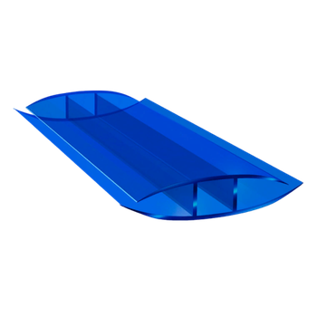 Профиль сединительный неразъемный синий/НР 4-6 мм