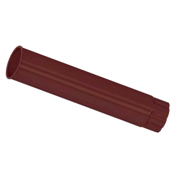 Труба водосточная 100/3000 красно-коричневый 3м